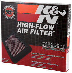 El filtro de aire 33-3059 de K&N para los Nissan Navara 2015-2016