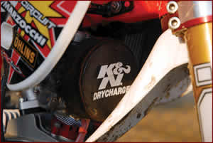 For Your K&N RC-4550 Filter K&N RF-1023DR Red Drycharger Filter Wrap 
